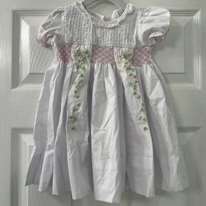 Baby Girl Special Occasion Dress - White - 12-18 Months